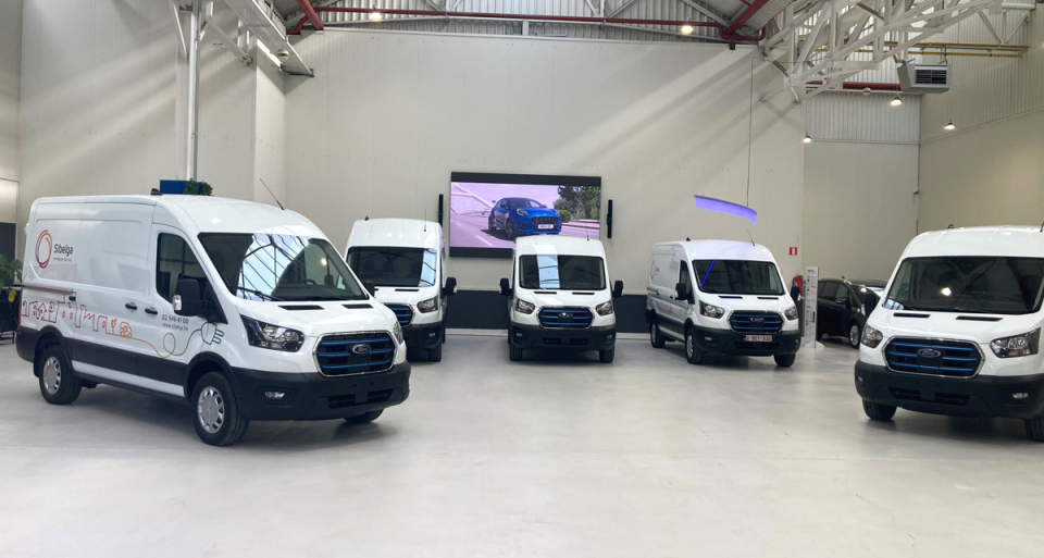 Sibelga dispose d’une vingtaine de Ford e-Transit pour ses techniciens.