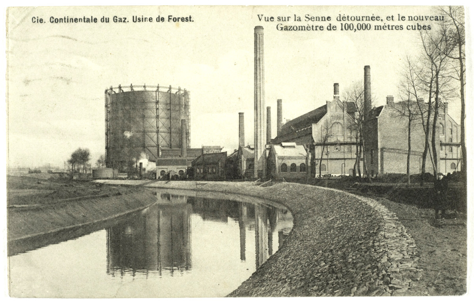 De Compagnie Continentale du Gaz in 1913 - Collectie Belfius Bank-Académie royale de Belgique © ARB – urban.brussels